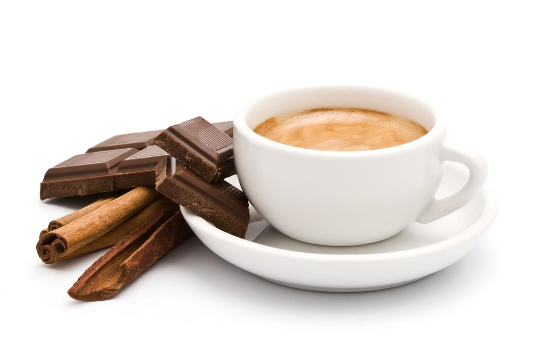 káva a čokoláda na dietě